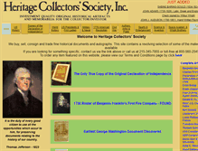 Tablet Screenshot of heritagecs.com